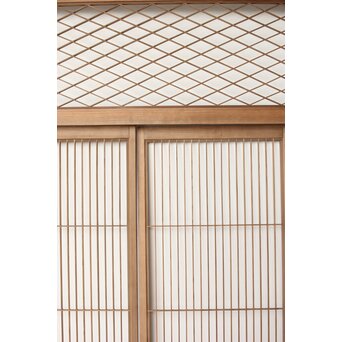 神代杉の組子書院欄間 5枚1組　R0251 