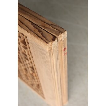 神代杉の組子書院欄間 5枚1組　R0251 