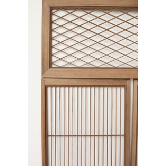 神代杉の組子書院欄間 5枚1組　R0251 