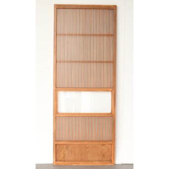 ガラス入 細身格子戸　L1065