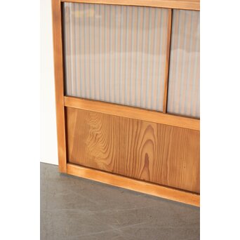 ガラス入 細身格子戸　L1065 