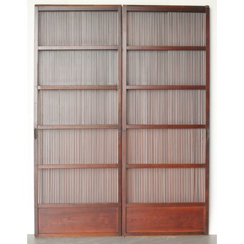 細身 時代格子戸 4枚1組　L1066 