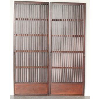 細身 時代格子戸 4枚1組　L1066 