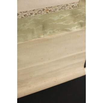 倣 顔伯龍/颜伯龙 水仙図 紙本軸装　Z343 