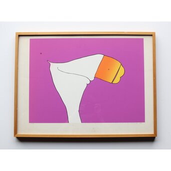 渡辺豊重 リトグラフ　Z344