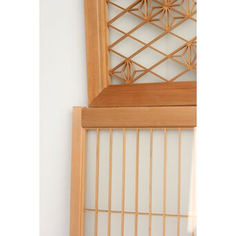 両面ガラス 白木書院欄間 3枚1組　R0256 