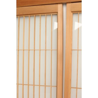 両面ガラス 白木書院欄間 3枚1組　R0256 