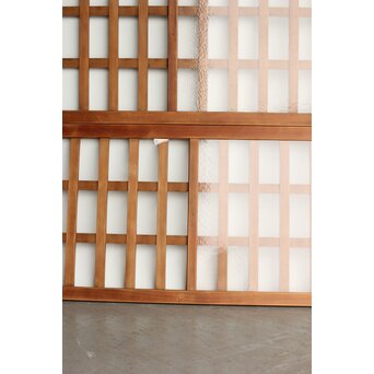 ガラスの明り取り/格子欄間 2枚1組　R0257 