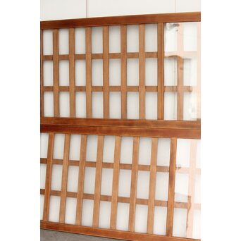 ガラスの明り取り/格子欄間 2枚1組　R0257 