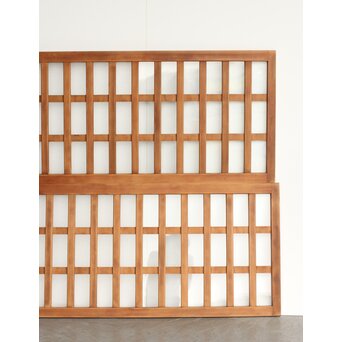 ガラスの明り取り/格子欄間 2枚1組　R0257 