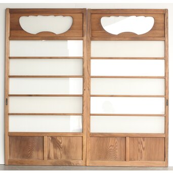 宝珠窓 ガラス戸 2枚1組　GD0137