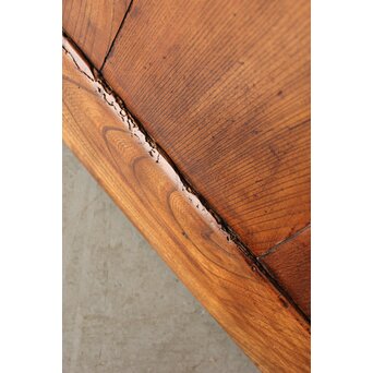 鋲尽の欅板蔵戸　W080 