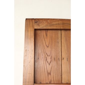 鋲尽の欅板蔵戸　W080 