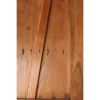 鋲尽の欅板蔵戸　W080 