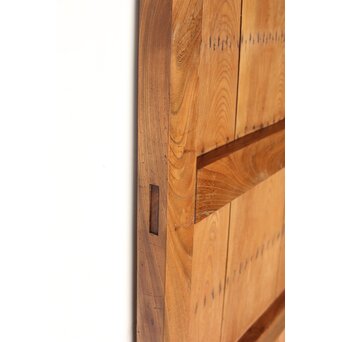 鋲尽の欅板蔵戸　W080 