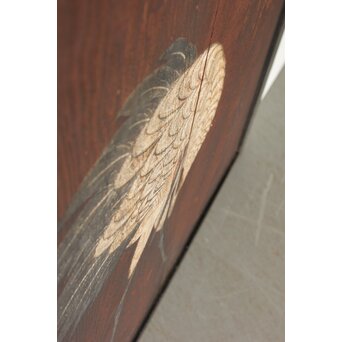 板絵 群鶴図 板戸 2枚1組　B1024Y 