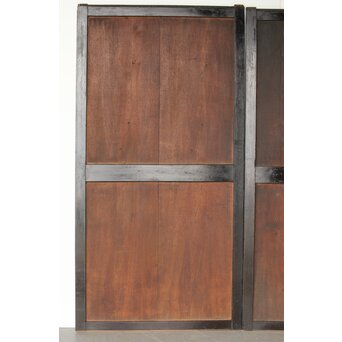 板絵 群鶴図 板戸 2枚1組　B1024Y 