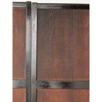 板絵 群鶴図 板戸 2枚1組　B1024Y 