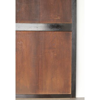 板絵 群鶴図 板戸 2枚1組　B1024Y 