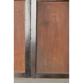 板絵 群鶴図 板戸 2枚1組　B1024Y 