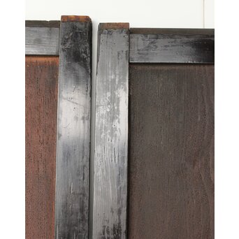 板絵 群鶴図 板戸 2枚1組　B1024Y 