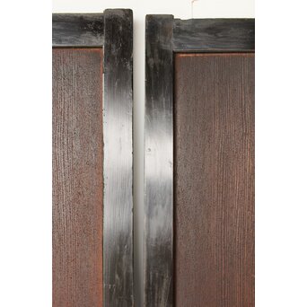 板絵 郭子儀 唐子図 板戸 2枚1組　B1025 