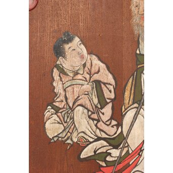 板絵 郭子儀図 板戸　B1026 