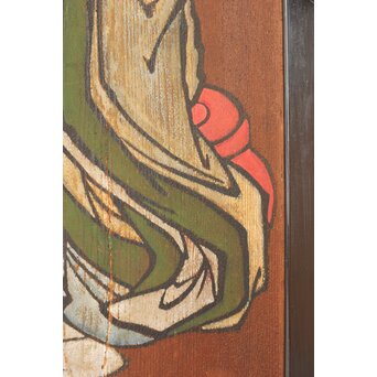 板絵 郭子儀図 板戸　B1026 