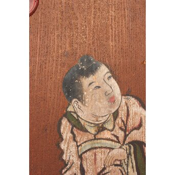 板絵 郭子儀図 板戸　B1026 