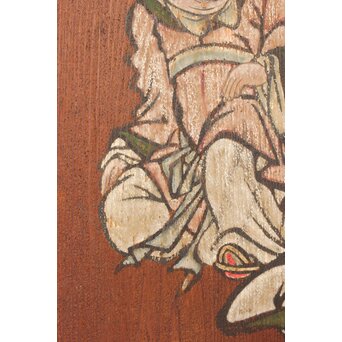 板絵 郭子儀図 板戸　B1026 