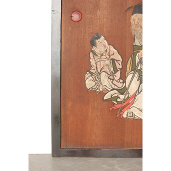 板絵 郭子儀図 板戸　B1026 