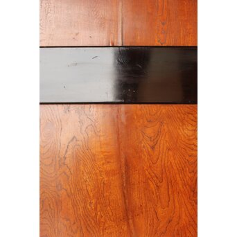 堅木 幅広黒枠帯戸 4枚1組　B1027Y 