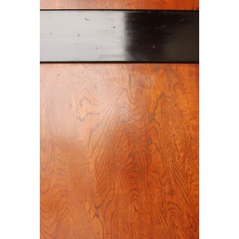 堅木 幅広黒枠帯戸 4枚1組　B1027Y 