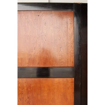 堅木 幅広黒枠帯戸 4枚1組　B1027Y 