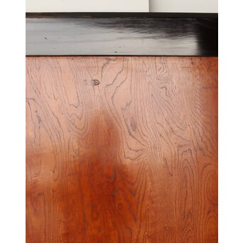 堅木 幅広黒枠帯戸 4枚1組　B1027Y 