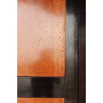 堅木 幅広黒枠帯戸 4枚1組　B1027Y 