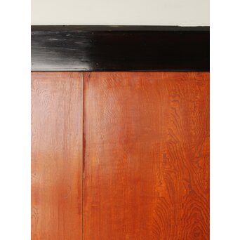 堅木 幅広黒枠帯戸 4枚1組　B1027Y 