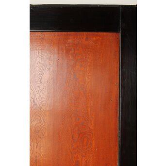 堅木 幅広黒枠帯戸 4枚1組　B1027Y 