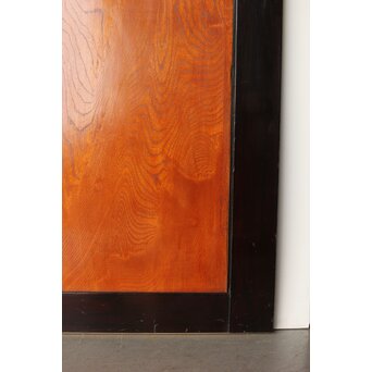 堅木 幅広黒枠帯戸 4枚1組　B1027Y 