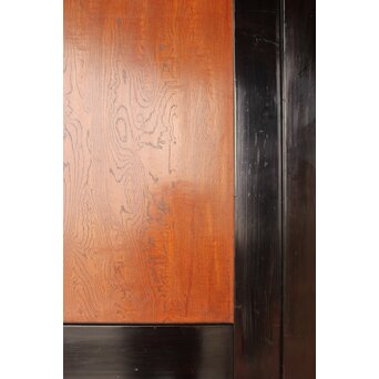 堅木 幅広黒枠帯戸 4枚1組　B1027Y 