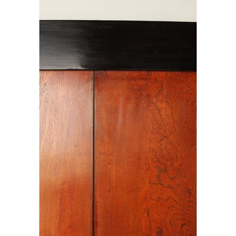 堅木 幅広黒枠帯戸 4枚1組　B1027Y 