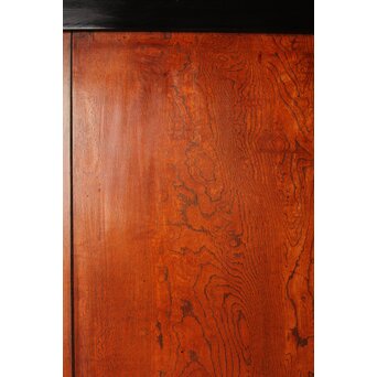 堅木 幅広黒枠帯戸 4枚1組　B1027Y 