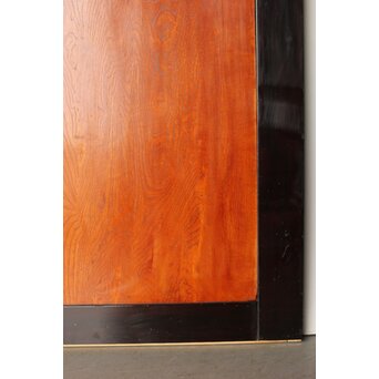 堅木 幅広黒枠帯戸 4枚1組　B1027Y 