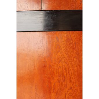 堅木 幅広黒枠帯戸 4枚1組　B1027Y 