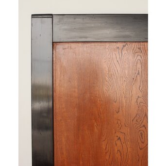 堅木 幅広黒枠帯戸 4枚1組　B1027Y 