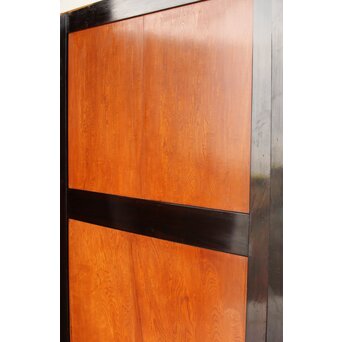 堅木 幅広黒枠帯戸 4枚1組　B1027Y 