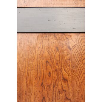 堅木 幅広黒枠帯戸 4枚1組　B1027Y 