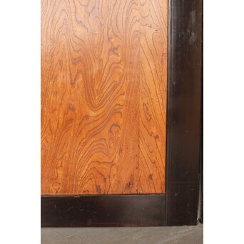 堅木 幅広黒枠帯戸 4枚1組　B1027Y 