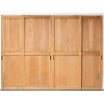 白木細身帯戸 4枚1組　B1028