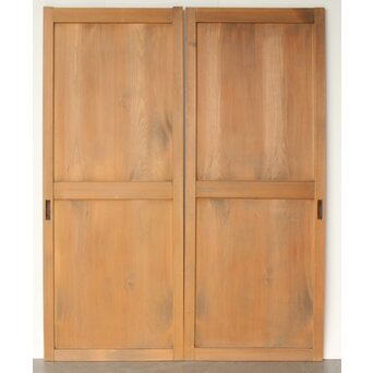 白木細身帯戸 4枚1組　B1028 CD　表